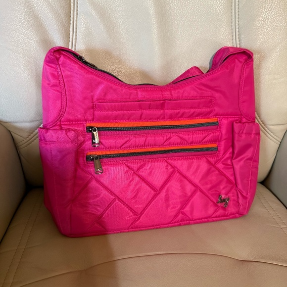 lug Handbags - Lug Camper SE Crossbody Bag. Rosette Pink. NEW